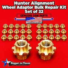 32 Pc Hunter Wheel Alignment Adaptor Repair Bushings 106-132 106-133 Rebuild Set