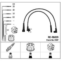 ZüNdleitungssatz FüR Renault Super B 1.7 86 Bis 95 NGK F3N716 F3N702