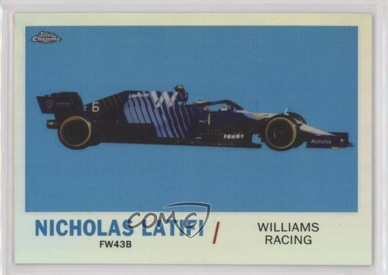 2021 Topps Chrome Formula 1 1961 Topps Sports Cars Nicholas Latifi #T61-NL
