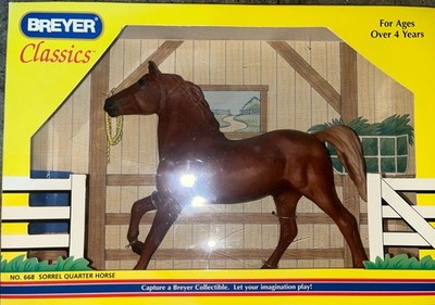 Breyer Classics Sorrel Quarter Horse  #668 NIB NOS