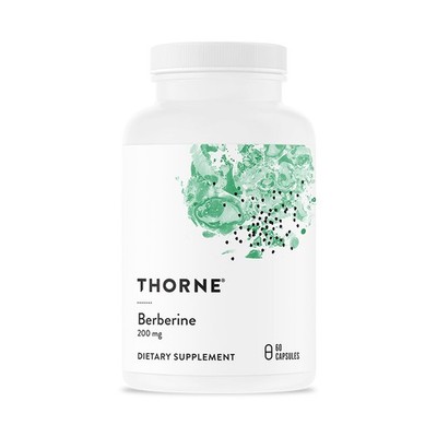 Berberine 200 mg 60 Capsules THORNE Formerly Berbercap Supports Heart Function