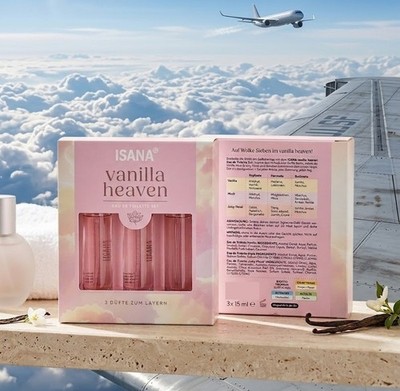 ISANA Vanilla Heaven Eau de Toilette 3er Set o. einzeln Düfte Musk Juicy Floral