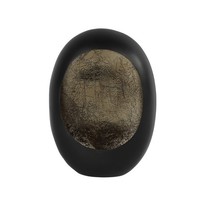 Kerzenhalter Windlicht Teelichthalter Gartendeko Eggy L Aus Metall Mattschwarz
