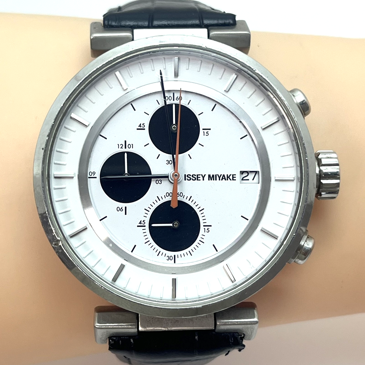 Seiko Issey Miyake W Satoshi Wada Chronograph VK67 Japan Designer