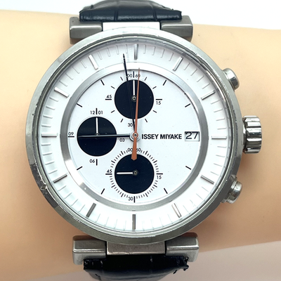 Seiko Issey Miyake W Satoshi Wada Chronograph VK67 Japan Designer