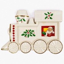 Lenox Holiday Train Spoon Rest Santa&rsquo;s Holiday Toy Shop
