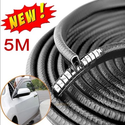 5M Protector De Goma Para El Borde De La Puerta Del Coche Sello Para Los Carros