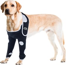 Furtent Dog Recovery Suit After Surgery Reflective Sleeve Brace, Both Leg, S