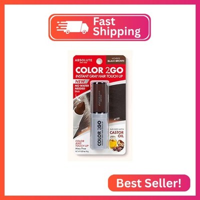 Absolute New York Color 2 Go - Instant Root Touch Up Hair Stick (HCHS03 Black Br