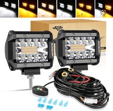 4inch Led Driving Pods120w 12000lm Spot Flood Combo Triple Row Off Road Light B 4inch Led Driving Pods120w 12000lm Spot Flood Combo Triple Row Off Road Light B