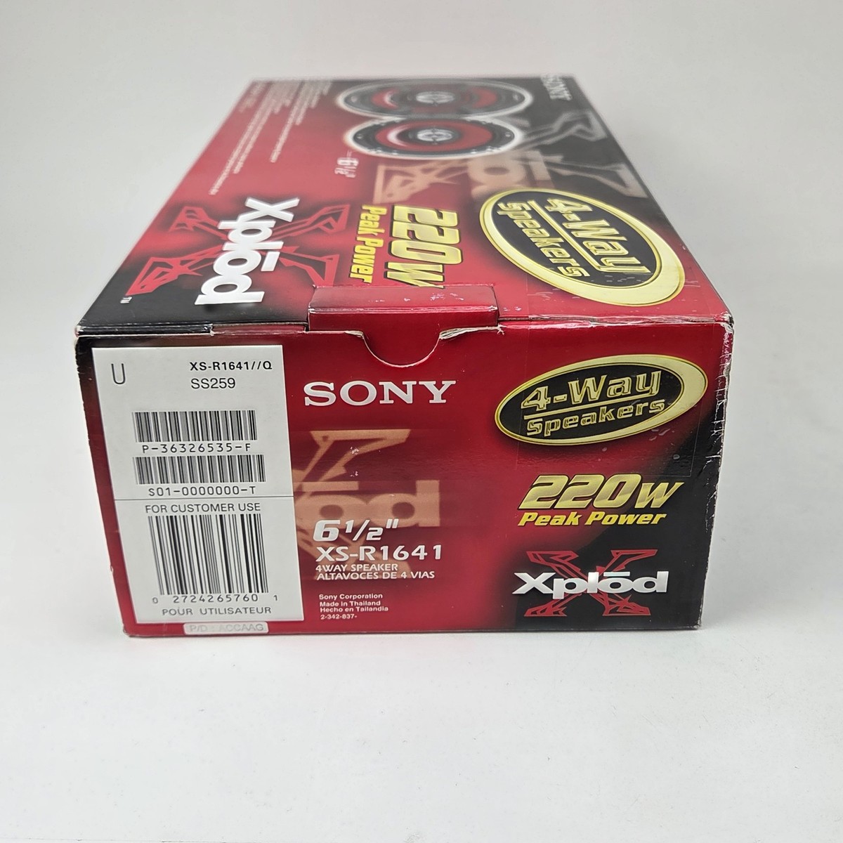 Sony XS-R1641 4-Way 6.5in. Car Speaker for sale online | eBay