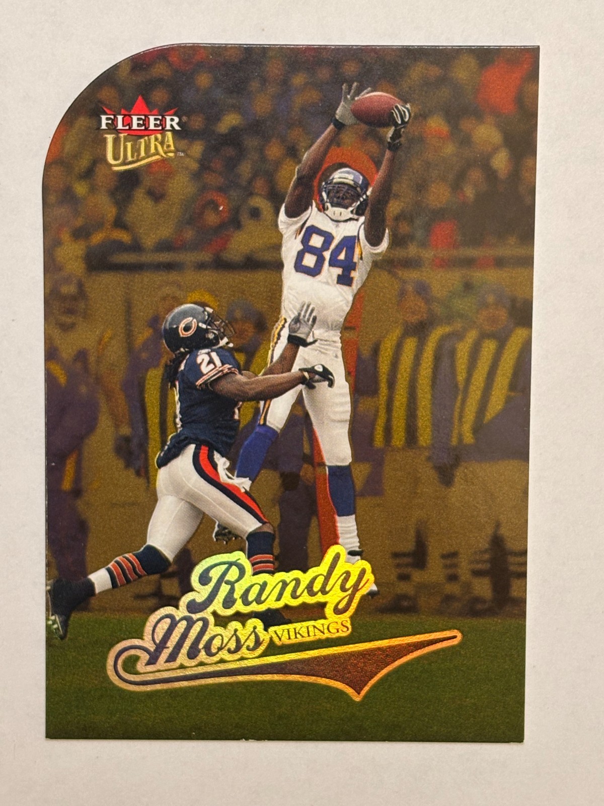 2004 Fleer Ultra Randy Moss #169 Gold Medallion Parallel Vikings HOF