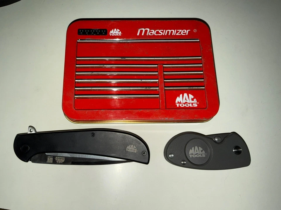 MAC TOOLS AL MAR KNIFE PLUS AL MAR EAGLE HAVANA CLIPPER AND TOOLBOX TIN - Image 3 of 3