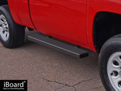 APS Premium 5'' Black Side Steps Fit 07-18 Silverado Sierra Regular Cab
