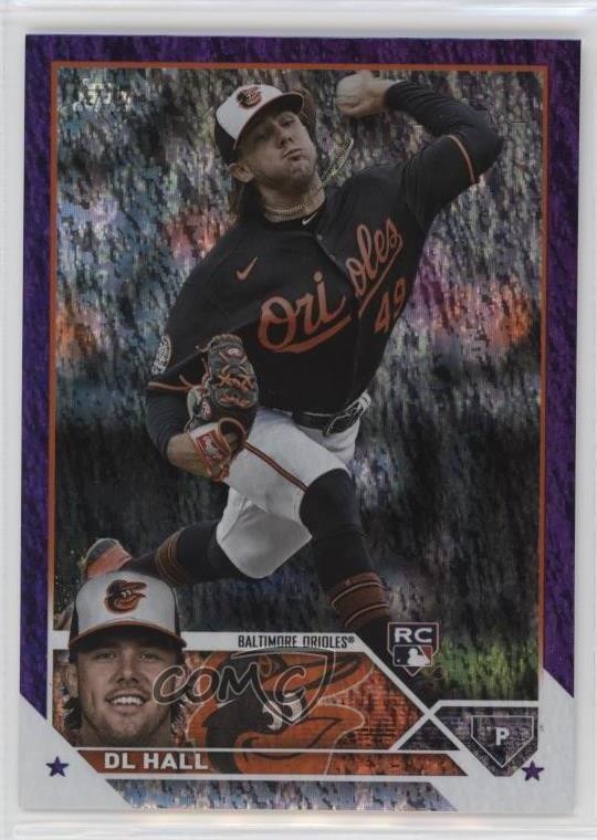 2023 Topps Series 2 Retail Purple Foil /799 DL Hall #547 0c2
