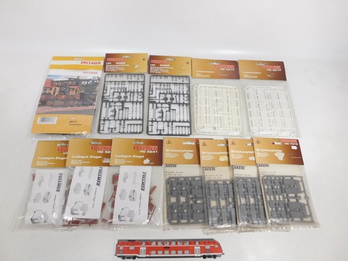 12 uds Vollmer H0 1:87 paquete 7315 5241 carga 5017 5022 45717 NUEVO + EMBALAJE ORIGINAL #DS23-1 | Zustand: Gebraucht