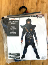 HALLOWEEN KIDS BLUE BATTLE NINJA COSTUME