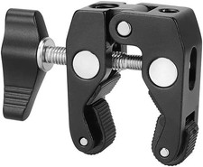 Super Crab Clamp with 1/4"-20 3/8"-16 Mounting Point for Camera Photo Studio