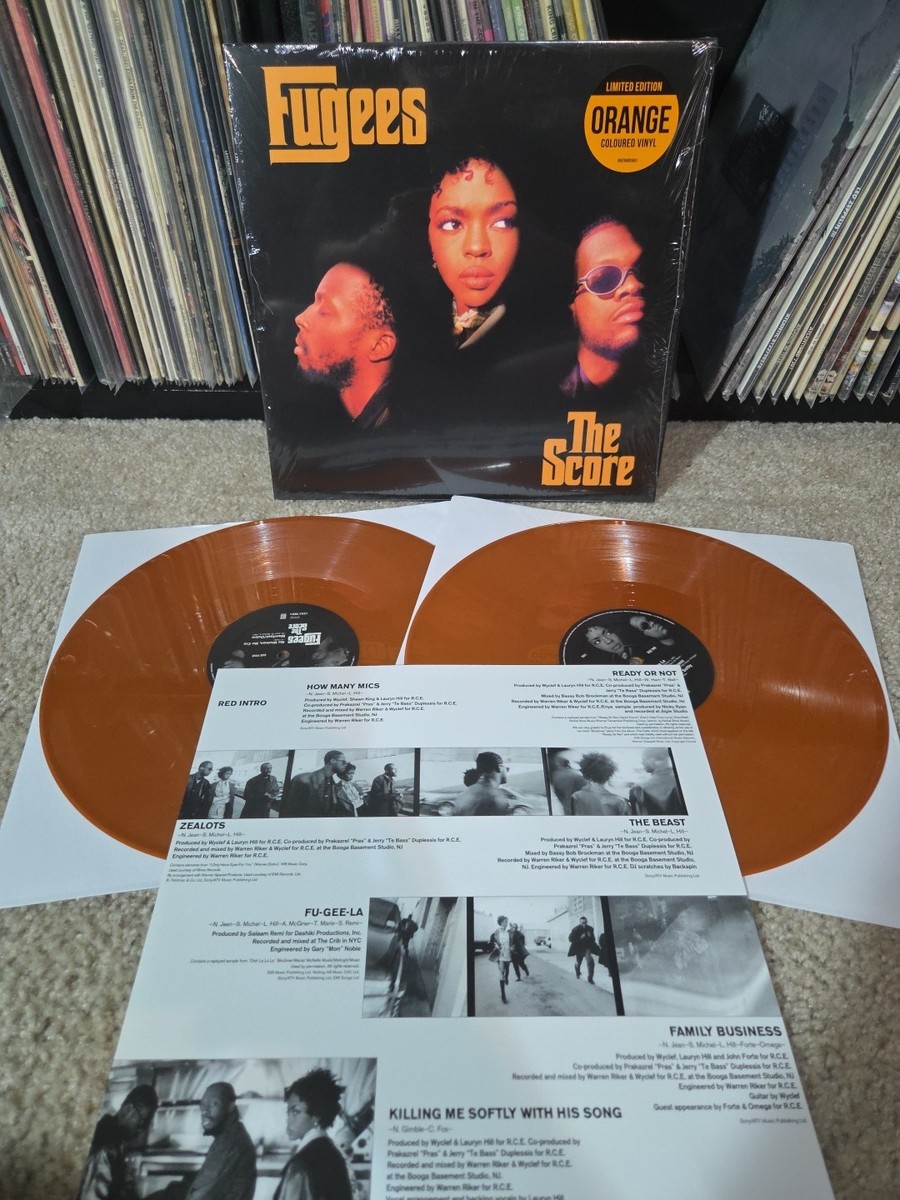 The Fugees The Score 2lp Orange Vinyl 2018 EU Press Shrink/Hype