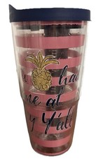 SIMPLY SOUTHERN "HEY YA'LL" TERVIS TUMBLER 16OZ Hot & Cold Made In USA Pink