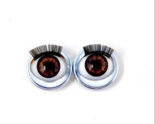 Premium Eyes Amber Brown 16mm Blinking Eyes for American Girl and 18" Dolls