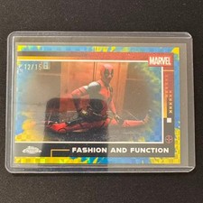 🔌IU 2025 TOPPS CHROME DEADPOOL X-FRACTOR FASHION AND FUNCTION /15