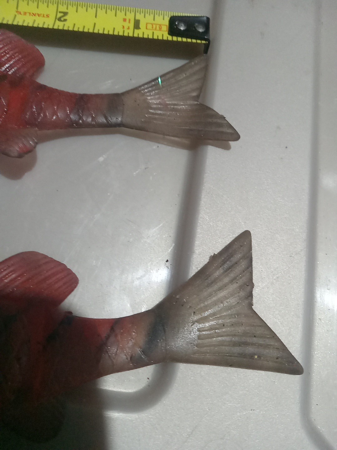 4 Musky Lures Rubber large - Image 9