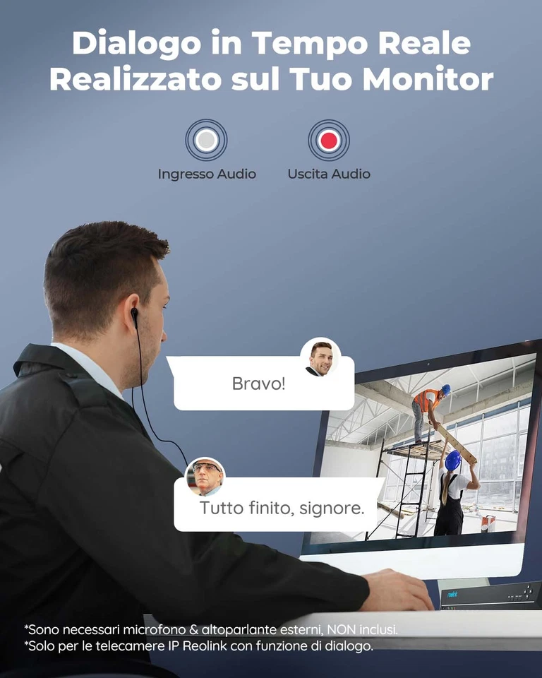 Reolink RLN36 NVR 36 Canali PoE Sistema Videosorveglianza 3 Slot per HDD 12MP - Immagine 4 di 4