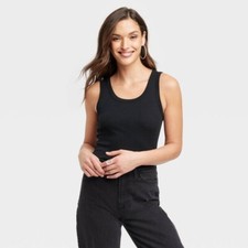 Women's Ribbed Shrunken Tank - Universal Thread XXL