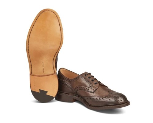TRICKERS // Bourton Muflone // Zapatos Brogues Marrón Oscuro Hechos a Mano // ¡NUEVOS!¡! - Imagen 2 de 9