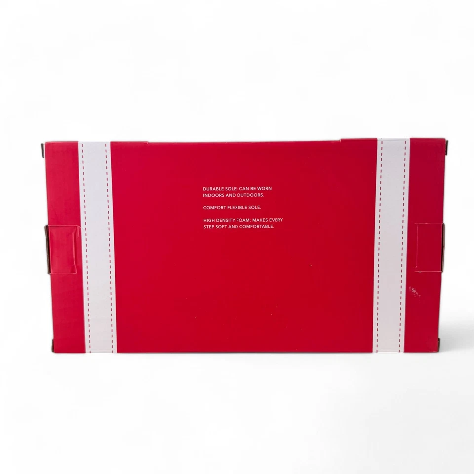 Zapatillas mocasín Club Room para hombre piel sintética interior exterior acogedoras negras pequeñas 6 7 Foto 2 de 3