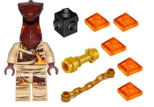 LEGO Ninjago SotFS Minifigur - njo553 njo0553 - Peitschenkrieger - (aus 70675)