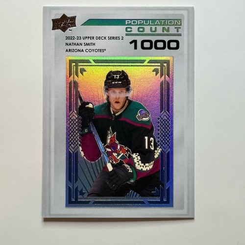2022- 23 Upper Deck Series 2 -Population Count 1000 #PC-58 Nathan Smith