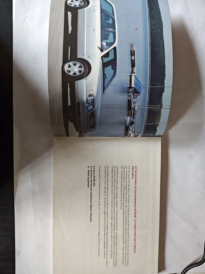 Libretto Uso E Manutenzione Audi A6 S6 Avant Luglio 1999 - Immagine 4 di 4
