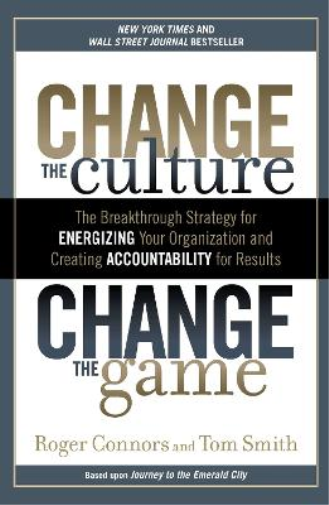 Roger Connors Change The Culture, Change The (Tascabile)