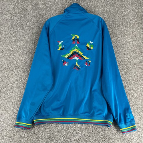 LRG Jacket Adult Extra Large Light Blue Embroidered Full Zip Track Y2k - Picture 12 of 20