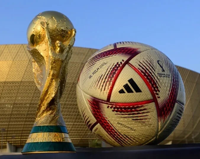 サッカーボール adidas AL HILM FIFA WORLD CUP 2022 FIFA World Cup 2022 Final Al Hilm Adidas Competition NEW