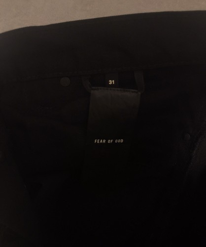 New With Tags Fear Of God Sixth Collection Black Slim-Fit Jeans Size 31 $995.00 - Picture 10 of 12