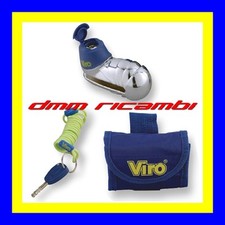 Bloccadisco VIRO ARMADILLO MOTO SCOOTER antifurto monolitico 10mm Blocca Disco 