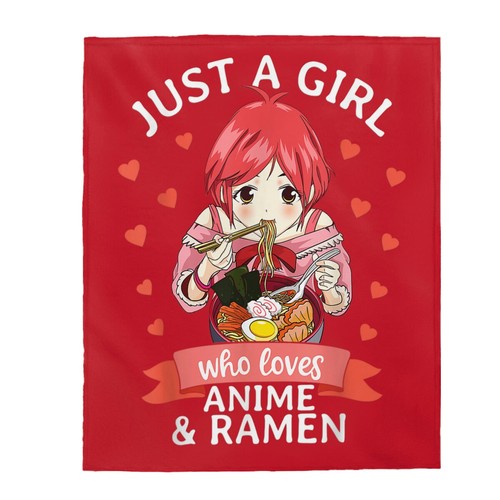 Adorable Kawaii Otaku Japón Kanji Ramen Anime Otaku Manga Hentai Regalo Manta de Peluche - Imagen 2 de 7
