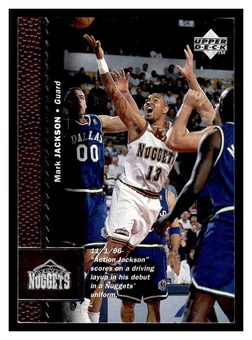 1996 Upper Deck #208 Mark Jackson – Nuggets
