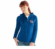G-III 4her New York Giants Women's Kick Off Full Zip Jacket - Blue
