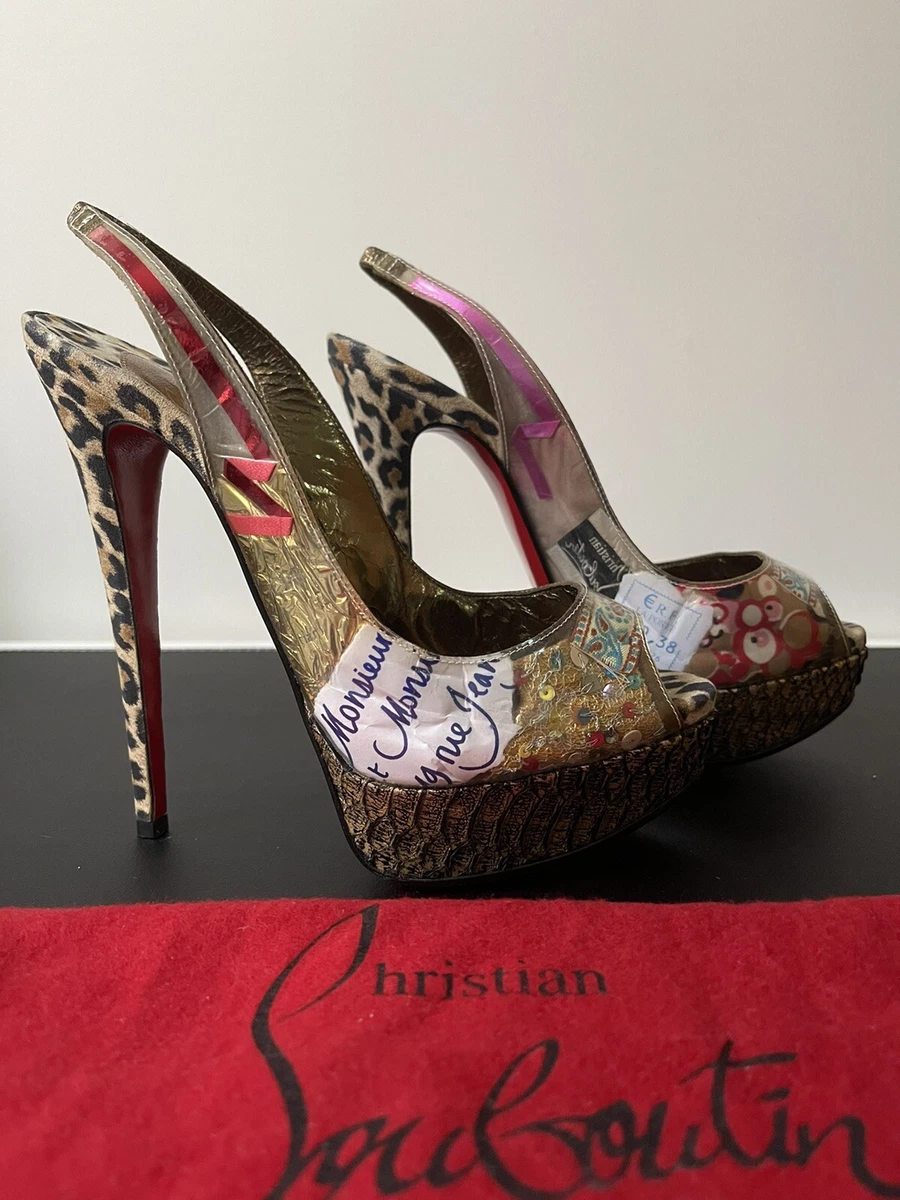 christian louboutin trash shoes
