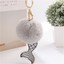 thumbnail 44 - 2020 New Cute Pineapple Fur Ball Keychain Bag Car Pendant Keyring Birthday Gifts