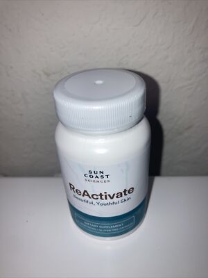 Sun Coast Sciences ReActivate Beautiful Youthful Skin 30 Vegetarian Cap Exp 2025
