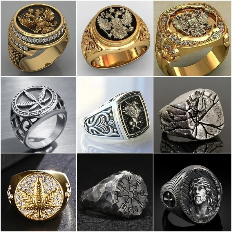 Mens rings viking sale