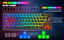 thumbnail 4  - Wireless Gaming Keyboard and Mouse RGB Rainbow LED for PC MAC Laptop PS4 Xbox