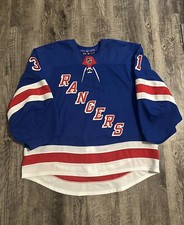 Igor Shesterkin New York Rangers Adidas MiC Jersey Home Blue Size 58G