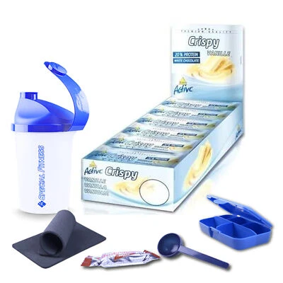 37,97€/kg - Inko Active Crispy Riegel Eiweissriegel Inkospor 24x35g Box + BONUS - Bild 1 von 3