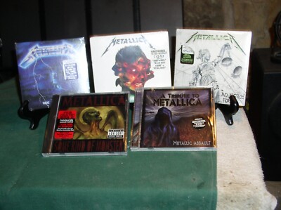 5 METALLICA CDs ~SOME KIND OF MONSTER, AND JUSTICE 4 ALL + 3 [BRAND NEW SEALED]